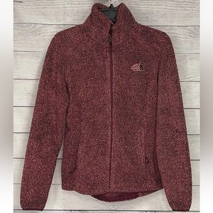 The North Face Osito Women's Size Small Fleece Soft Fluffy Full Zip Rose Pink